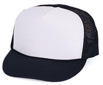 1 Dozen Foam Mesh 5 Panel Baseball Caps Hats Youth Boys Girls Kids Wholesale